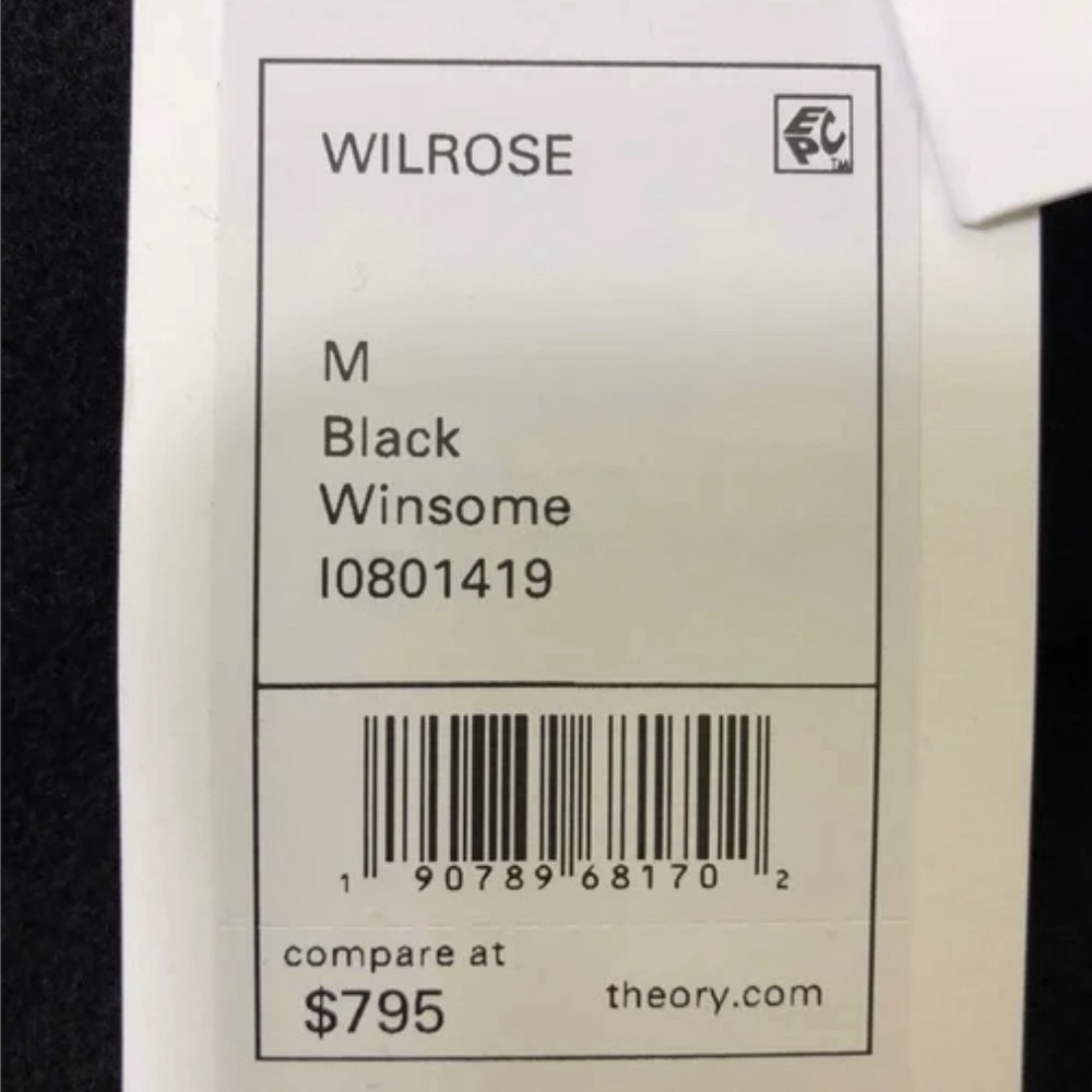 NWOT $795 Theory Double Faced Wool Cashmere Wilrose Winsome Coat Hood NO BELT - Picture 3 of 3